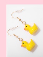 Серьги детские Выбражулька «Утята», жёлтые в золоте - Фото 6