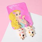 Серьги детские «Выбражулька», котята, цветные в серебре - Фото 3