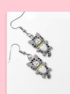 Серьги детские «Выбражулька» котята, цвет серый в серебре - Фото 7