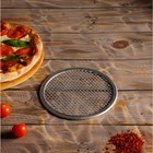 Форма для выпечки пиццы, d=15 см, цвет серебряный - Фото 7
