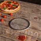 Форма для выпечки пиццы, d=18 см, цвет серебряный - Фото 6