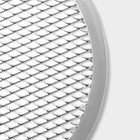 Форма для выпечки пиццы, d=20 см, цвет серебряный - Фото 3