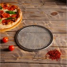Форма для выпечки пиццы, d=20 см, цвет серебряный - Фото 7