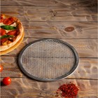 Форма для выпечки пиццы, d=23 см, цвет серебряный - Фото 7