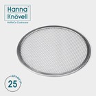 Форма для выпечки пиццы Hanna Knövell, d=25 см, алюминий, серебристая - Фото 1