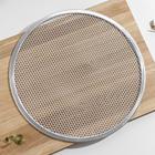 Форма для выпечки пиццы, d=32 см, цвет серебряный - Фото 2