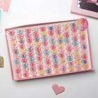 Кольцо детское «Выбражулька» бабочки блестящие, цвет МИКС, безразмерное (комплект 100 шт) - фото 22653355