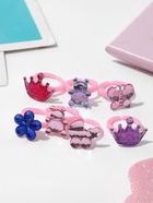 Кольцо «Выбражулька. Витраж», форма МИКС, фасовка 100 шт. цветное, безразмерное - Фото 4