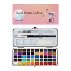 Краски акварельные, 50 цветов в кюветах, в коробке, с кистью - Фото 3