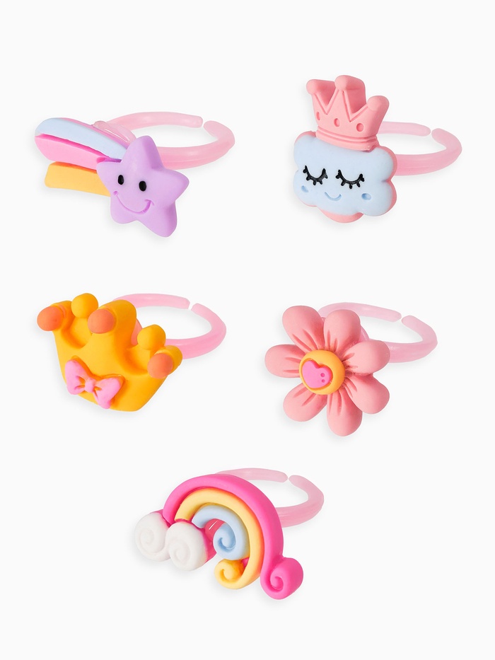 Кольцо Выбражулька «Волшебство», фасовка 100 шт., форма МИКС, цветное, безразмерное - Фото 1