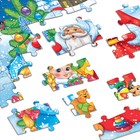 Пазл детский «Дедушка Мороз и Снегурочка», 54 элемента - Фото 3