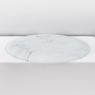 Набор столовый Доляна «Мрамор», 7 предметов: тарелка d=30 см - 1 шт, d=21,5 см - 6 шт, цвет белый - фото 4481952
