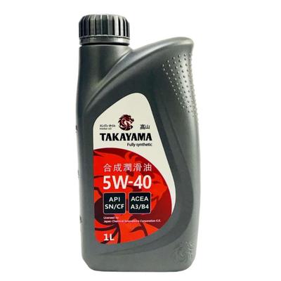 Масло Takayama 5W-40 API SN/СF, синтетическое, пластик, 1 л