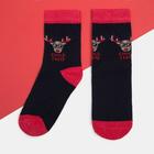 Новогодний набор детских носков KAFTAN "Друзья" 3 пары, размер 16-18 - фото 25268762