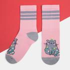 Набор новогодних носков для девочки KAFTAN «Киса» 3 пары, р-р 16-18 - Фото 2
