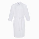 Халат вафельный мужской удлиненный «Этель» Boho, размер 50-52, 100% хлопок, 290 г/м², белый - Фото 5