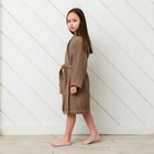 Халат вафельный детский Крошка Я "Boho" размер 34 (122-128 см) цвет мокко, 100% хлопок 290 г/м2 - фото 26405868 Халат вафельный детский Крошка Я "Boho" размер 34 (122-128 см) цвет мокко, 100% хлопок 290 г/м2 - фото 26405868