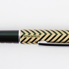 Ручка с колпачком Teacher №1, пластик, синяя паста, фурнитура серебро, 1.0 мм - фото 6477049