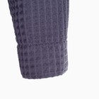 Халат вафельный мужской удлиненный Этель "Boho" размер 50-52, цвет тёмно-серый, 100% хлопок, 290 г/м2 - Фото 5