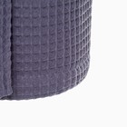 Халат вафельный мужской удлиненный Этель "Boho" размер 50-52, цвет тёмно-серый, 100% хлопок, 290 г/м2 - Фото 7