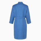 Халат вафельный мужской удлиненный Этель "Boho" размер 54-56, цвет синий, 100% хлопок, 290 г/м2 - Фото 10