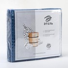 Халат вафельный мужской удлиненный Этель "Boho" размер 54-56, цвет синий, 100% хлопок, 290 г/м2 - Фото 11