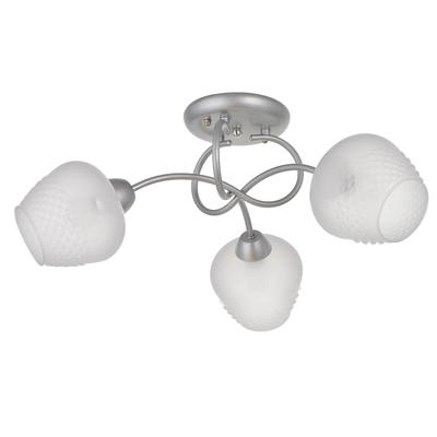 Люстра 1085/3SL 40 Вт Е27 серебро 54×54×24 см BayerLux