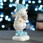 Фигура "Снеговик со снежком" 7х5х11см - Фото 4