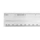 Линейка пластиковая Calligrata, 30 см, прозрачная, с держателем, двухсторонняя шкала - Фото 3