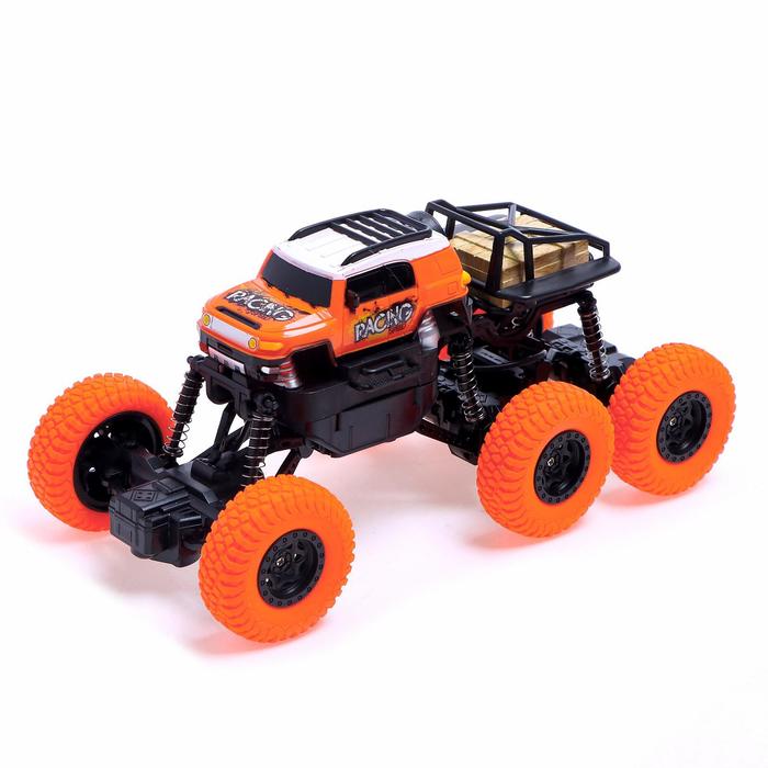 Джип радиоуправляемый «Монстр 6x6», работает от аккумулятора, МИКС 51237