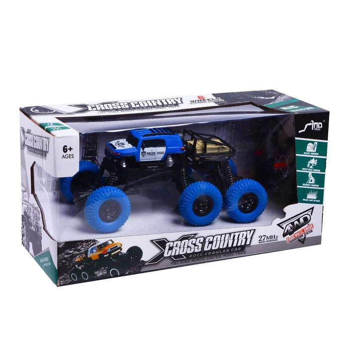 Джип радиоуправляемый «Полиция», работает от аккумулятора, МИКС 51238