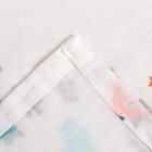 Пелёнка муслиновая Крошка Я «Дино» 120х110 см, двухслойная, 70% бамбук, 30% хлопок - фото 119114693