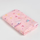 Пелёнка муслиновая Крошка Я «Единороги» 120х110 см, двухслойная, 70% бамбук, 30% хлопок - фото 34056537