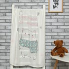 Пелёнка муслиновая Крошка Я «Зима» 120×110 см, двухслойная, 70% бамбук, 30% хлопок - Фото 1