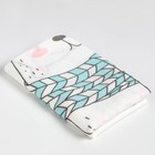 Пелёнка муслиновая Крошка Я «Зима» 120×110 см, двухслойная, 70% бамбук, 30% хлопок - Фото 2