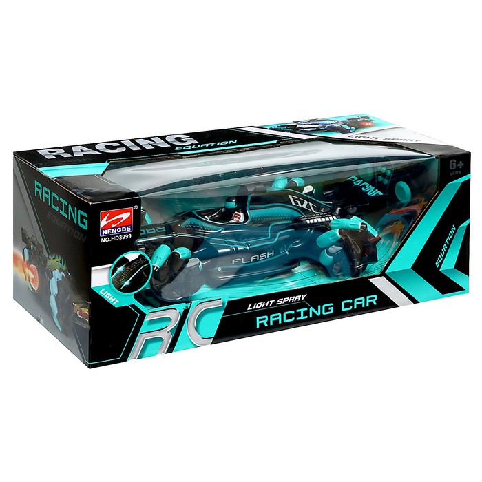 Машина радиоуправляемая «Формула», 4WD, эффект дыма, цвет зелёный 51240