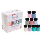 Краска акриловая, набор 9 цветов х 20 мл, Matt, ЗХК Decola "Романтик", матовая, 143411881 - Фото 1