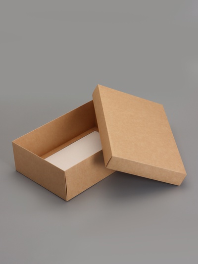 Коробка подарочная складная крафтовая, упаковка, 30×20×9 см