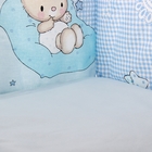 Комплект в кроватку "Степашка", 7 предметов, цвет голубой - Фото 3