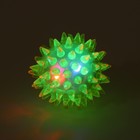 Мяч для животных малый, 4.5 см, светящийся, TPR, жёлтый - Фото 5