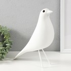 Сувенир полистоун "Птица" белая 28х23,5 см - фото 3514132