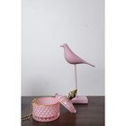 Сувенир полистоун "Птица - длинные лапки" нежно-розовая 23х17 см - Фото 5