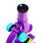 Микроскоп «Юный биолог», кратность увеличения x450, x200, x100, с подсветкой - Фото 7