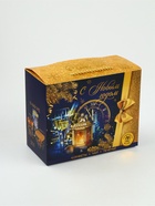 Подарочный набор новогодний «С Новым годом»: чай (50 г), конфеты (110 г), печенье брауни (120 г) - Фото 11