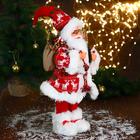 Дед Мороз "В красной шубке, колпачке и с подарками" 23х45 см - Фото 3
