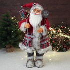 Дед Мороз под ёлку «Зимнее волшебство. Новогодняя игрушка в красной шубке с подарками», 60 см - Фото 1