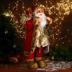 Дед Мороз "В золотом кафтане, с венком" 60 см - Фото 2