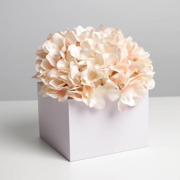 Коробка с PVC прозрачная для цветов. Origami Flower Box. Pvc коробка