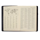 Ежедневник полудатированный А5, 208 листов Profy, рециклированная кожа, сменный блок, золотой срез, чёрный - Фото 11