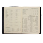 Ежедневник полудатированный А5, 208 листов Profy, рециклированная кожа, сменный блок, золотой срез, чёрный - Фото 15